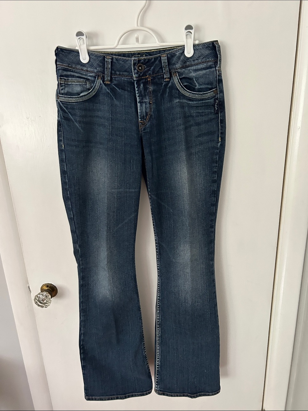 Women’s Silver Suki Dark Blue Bootcut Jeans